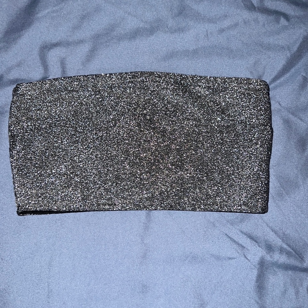 H&M Shimmery Bandeau Top Sz XS